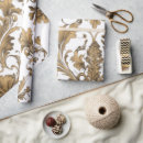Recherche de motif baroque papier cadeau Orné