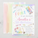 Recherche de paint party invitations D'anniversaire de peinture