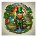 Recherche de leprechaun posters Pot d'or