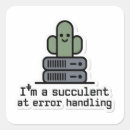 Recherche de programmeur autocollants Humour