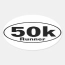 Recherche de coureur autocollants Ovale