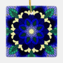 Recherche de mandala bleu ornements Mandalas