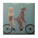 Recherche de chiens drôles carreaux Chiens à bicyclette