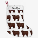 Recherche de bétail chaussette de noël Écossaise