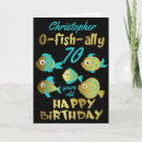 Recherche de d drôle poissons anniversaire cartes Pêcheur