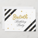 Recherche de blanc noir or invitations Script