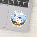 Recherche de poulet de bande dessinée autocollants Mignon