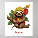 Recherche de paresse de la posters Pour enfants