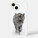Recherche de loup sauvage iphone coques Neige
