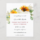 Recherche de sunflower wedding save the dates Simple