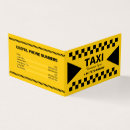 Recherche de chauffeur de taxi jaune cartes visite Conducteur