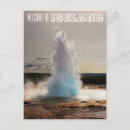 Recherche de geyser cartes postales Islande