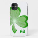 Recherche de trèfle chanceux iphone coques Bonne chance