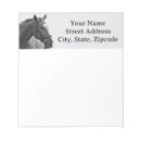 Recherche de cheval blocsnotes Équin