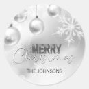 Recherche de flocon de neige blanc autocollants Argent