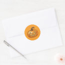Recherche de automne heureux autocollants Citrouille orange