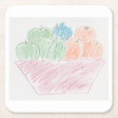 Recherche de cuire dessous de verres Rouge