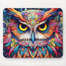 Recherche de hibou coloré tapis souris Animal