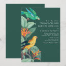 Recherche de oiseau vintage invitations Floral