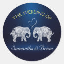 Recherche de indien mariage autocollants Bleu