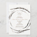 Recherche de brindilles invitations Élégant