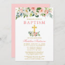 Recherche de blanc rose baptême invitations Croix d'or