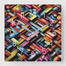 Recherche de dessins géométriques horloges Abstrait