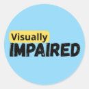 Recherche de visuel autocollants Vision basse