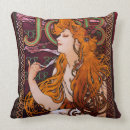 Recherche de alphonse mucha coussins Fleurs