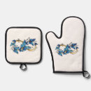 Recherche de papillon de table linges Bleu