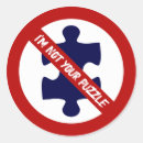 Recherche de le syndrome des asperger autocollants Aspie