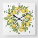 Recherche de jaune citron horloges Citrons