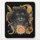 Recherche de lion noir tapis souris Leo