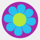 Recherche de couleur bleue turquoise autocollants Violet
