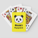 Recherche de jeu panda de jeux de cartes Kawaii