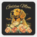 Recherche de portrait de chien autocollants Récupérateur doré