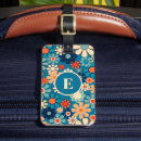 Recherche de motif des années 1960 bagages étiquettes Vintage