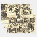 Recherche de père noël vintage papier cadeau Éphémère
