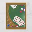 Recherche de poker cartes postales Main