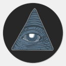 Recherche de symboles occultes autocollants Illuminati