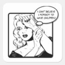 Recherche de femme chat autocollants Rétro