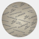 Recherche de top secret autocollants Amusant