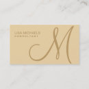 Recherche de cosmetiques cartes visite Monogramme