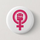 Recherche de symbole du féminisme badges Droits des femmes