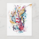 Recherche de koi verticales cartes postales Baignade