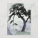Recherche de arbre japonais cartes postales Vintage