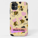 Recherche de abeille mignonne iphone coques Jaune