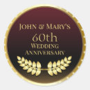 Recherche de soixantième anniversaire mariage autocollants 60 ans