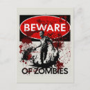 Recherche de zombie cartes postales Rouge