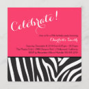Recherche de copie de zèbre invitations Moderne